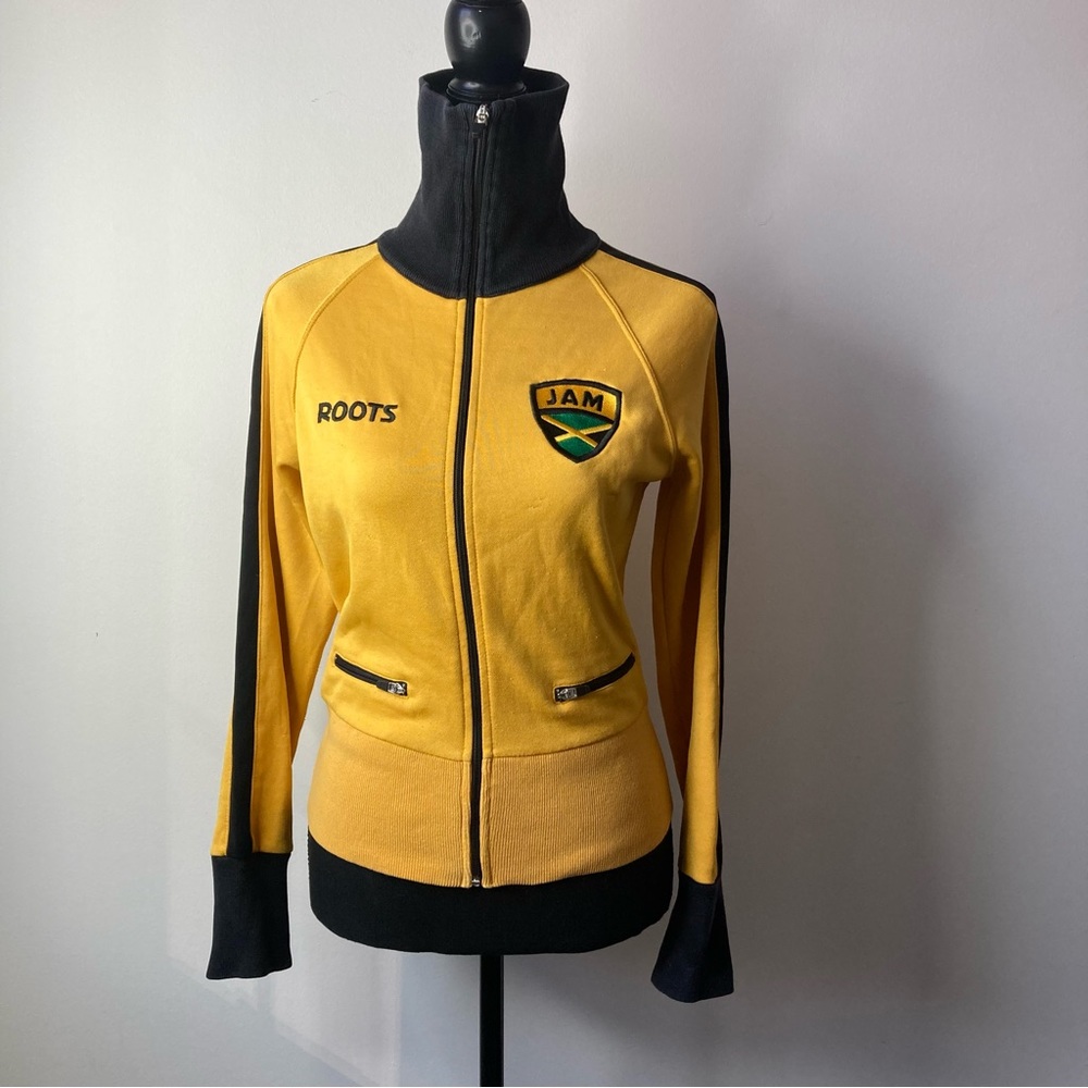 Vintage Yellow Roots Jamaica Zip Up.